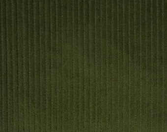 Olive, 8 Wale Corduroy Fabric, 100% Cotton, 330gsm, Fabric, Per Metre, Sewing, Apparel, Crafts, Clothing, Dress Fabric, Meters, Corduroy