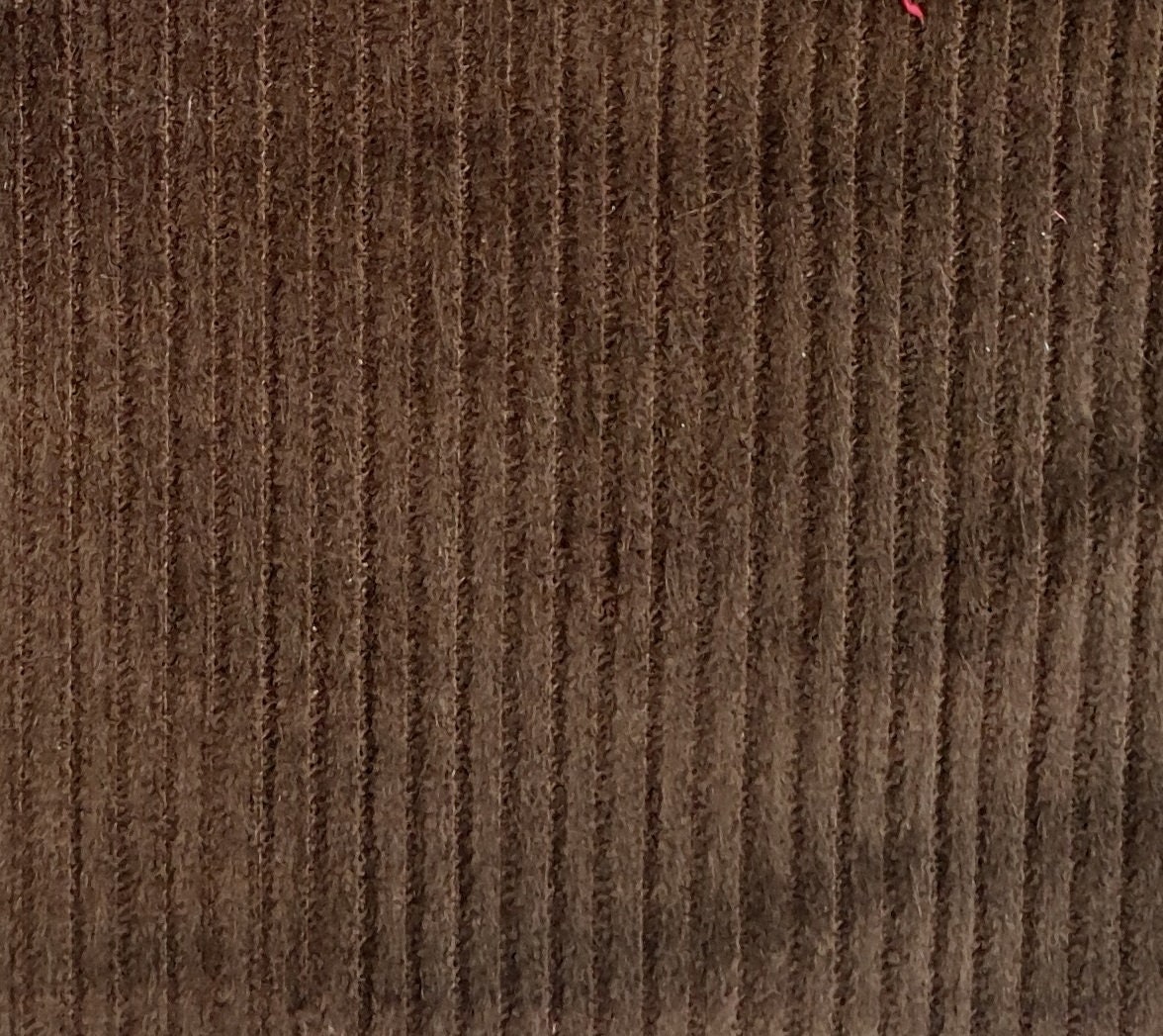 Chocolate Brown 8 Wale Corduroy Fabric 100% Cotton 330gsm Fabric Chocolate Brown 8 Wale Corduroy Fabric 100% Cotton 330gsm Fabric