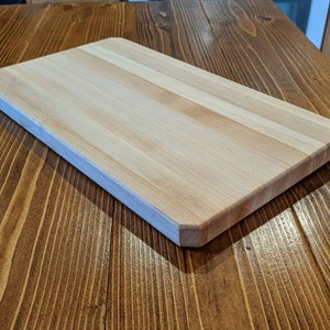 Small Thin Maple Butcher Block Cutting Board 3/4&quot; Thick Edge Grain