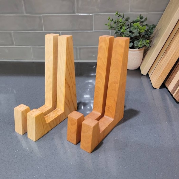 Cutting Board Stand Etsy