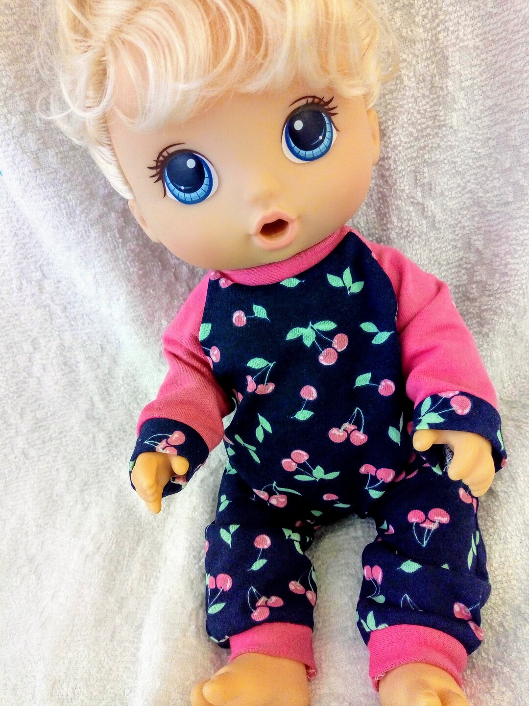 Sweet Cherries Overalls 13 Inch Doll Clothes Baby Alive Etsy