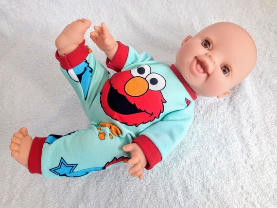 Elmo Rompers for 8 to 14 Inch 20 36 Cm Dolls 8 9 10 12 Inch 30 33 Cm Dolls Boy Doll Clothes Etsy UK