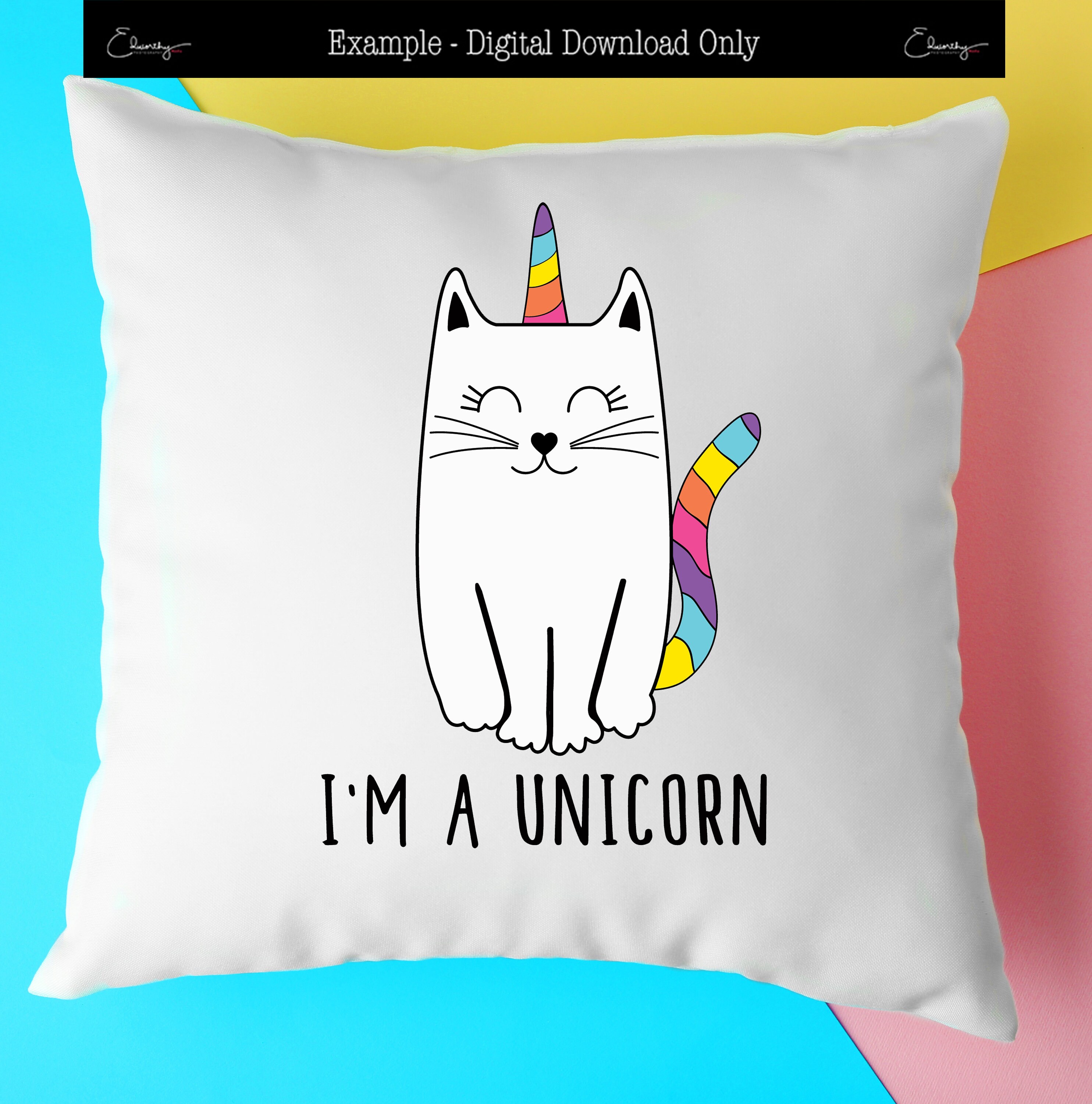 Download Cat Unicorn SVG I'm a Unicorn. Cat svg funny unicorn | Etsy