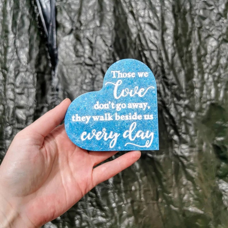 Glow in the Dark Epoxy Resin Memorial Heart Etsy Canada