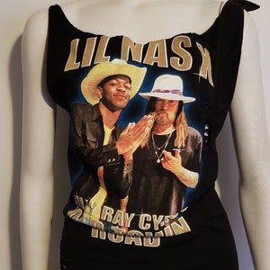 Lil nas x cut and tied tank. Size XL  - Thrifted/Vintage