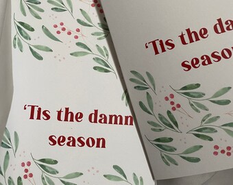 Evermore inspired prints Tis the damn season Taylor Swift