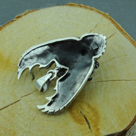 Polizia Di Stato : Ciondolo In Argento 925 Con L'Aquila Simbolo - Pendente Con Fregio - Foto 4