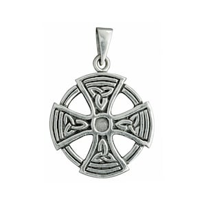 Maltese Cross Celtic Circle Knot Pendant 7 g 925 Sterling Silver BELDIAMO