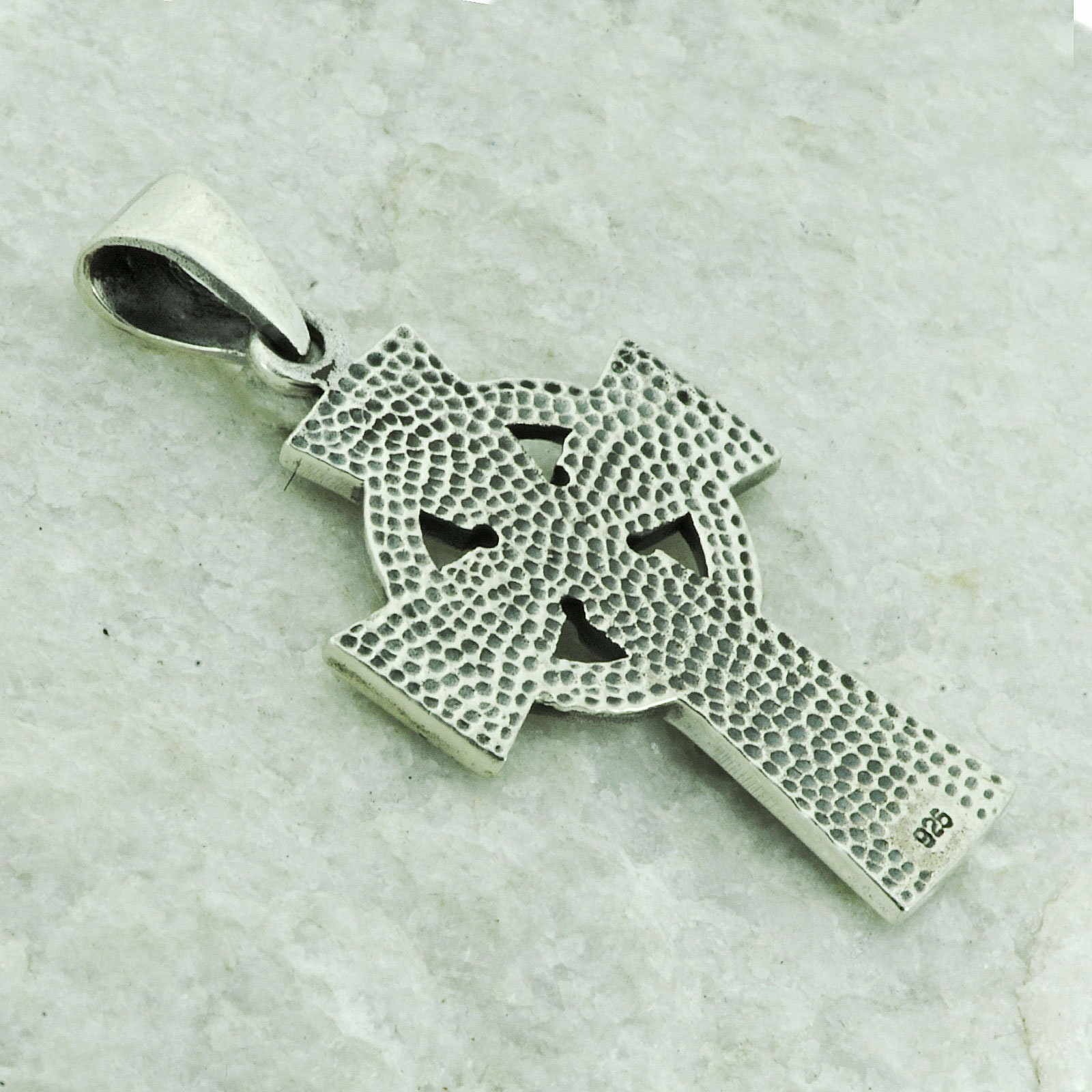 Celtic Knot Cross Pendant Solid 925 Sterling Silver 5.5 G - Etsy