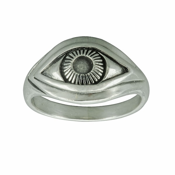 Evil Eye Ring, 925 Sterling Silber Schutz Schmuck Glück Silber Ring Spirituell,Energie,Schmuck Geschenk für Männer Frauen Von Beldiamo