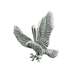 Adler Falke Vogel im Flug 3D Anhänger 9 g 925 Sterling Silber Beldiamo