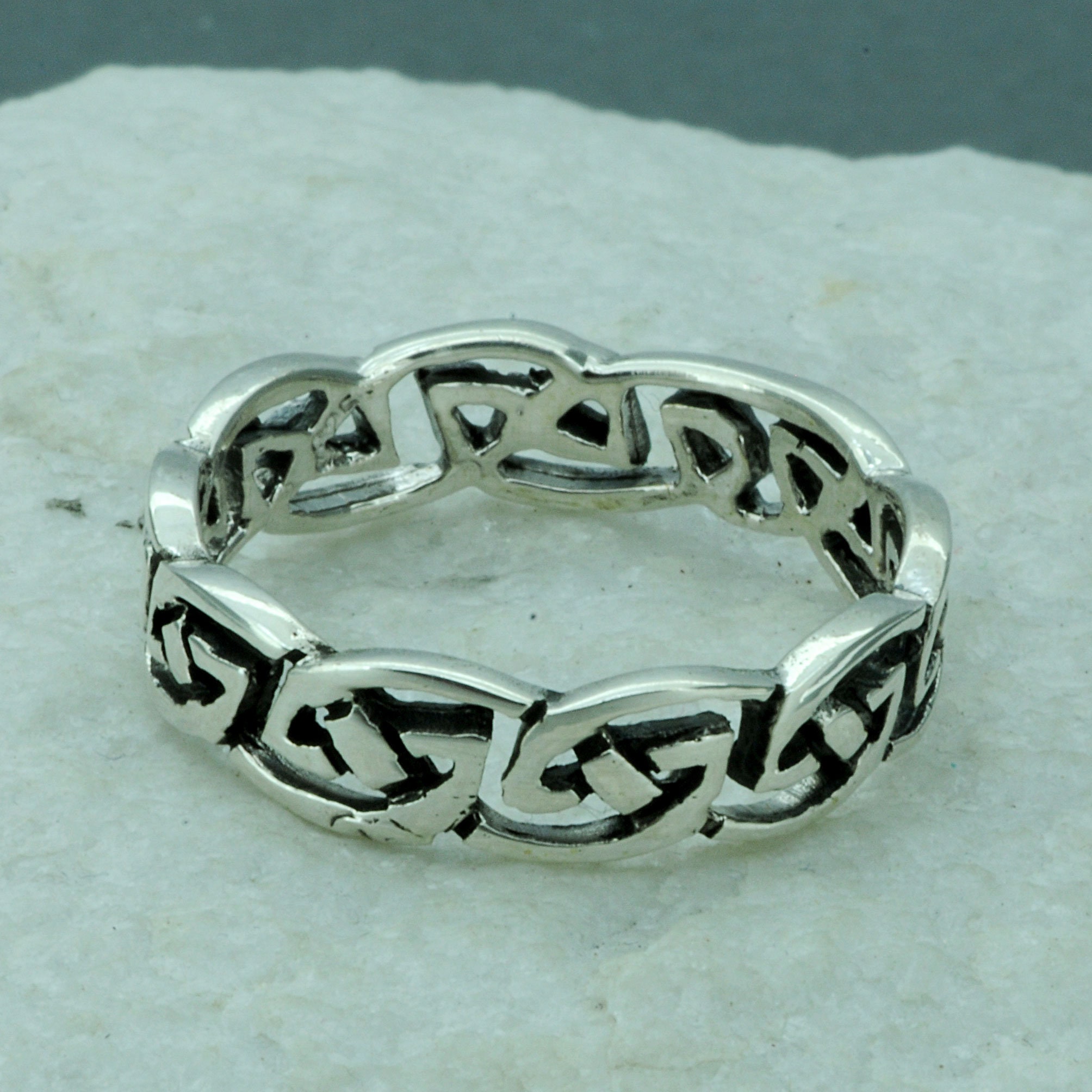 Celtic Knot Crossover 6.5 Mm / 0.25 in 5g 925 Sterling Silver Beldiamo ...