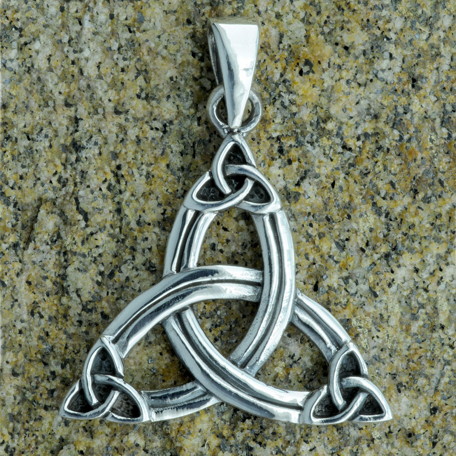 Triskele Triquetra Knot Celtic Pendant 925 Sterling Silver 6 G Stamped ...