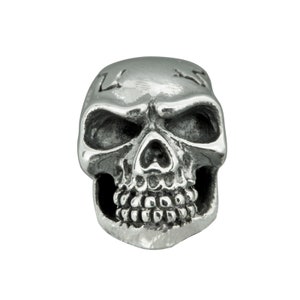 Gothic Skull Skeleton Pendant,925 Sterling silver, Handcrafted Rocker Unique Style  Gothic Jewelry, Artisan Craftsmanship by Beldiamo