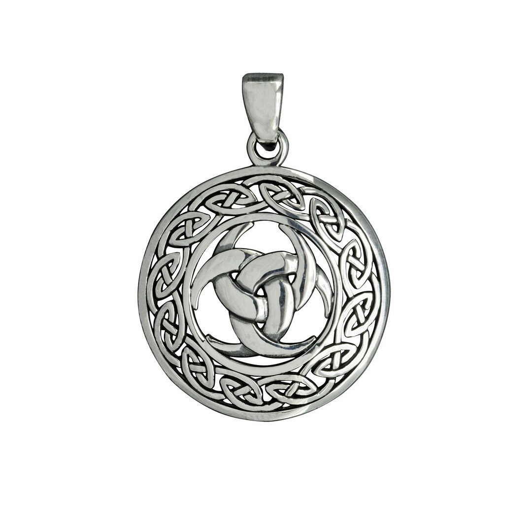 Trisquelion Triskele Triskel Celtic Knot Amulet Pendant 6 G 925 ...