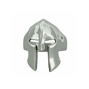 Beldiamo 9 g 925  Sterling  Silver   Spartan Helmet Ring  Warrior Helmet Ring Gladiator Gifts Jewelry for Men and Women