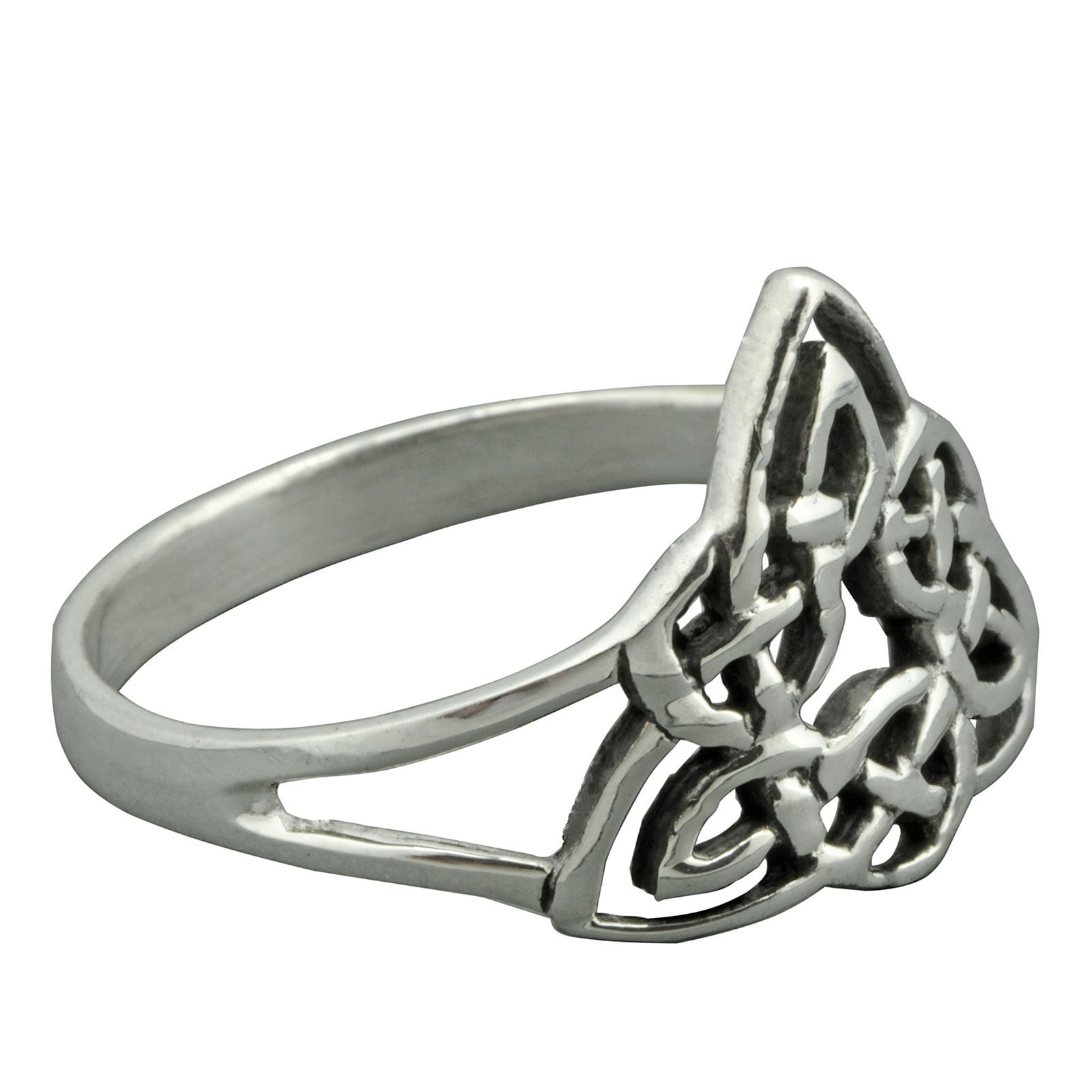 Celtic Trinity Triquetra Triskele Ring 3g 925 Sterling Silver BELDIAMO ...