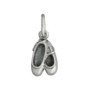Ballet Slippers Pendant,Ballerina Girl Shoes,Ballerina Gift,Dance Pendant,Sterling Silver 925,Pointe Shoes,Ballet Jewelry, BELDIAMO