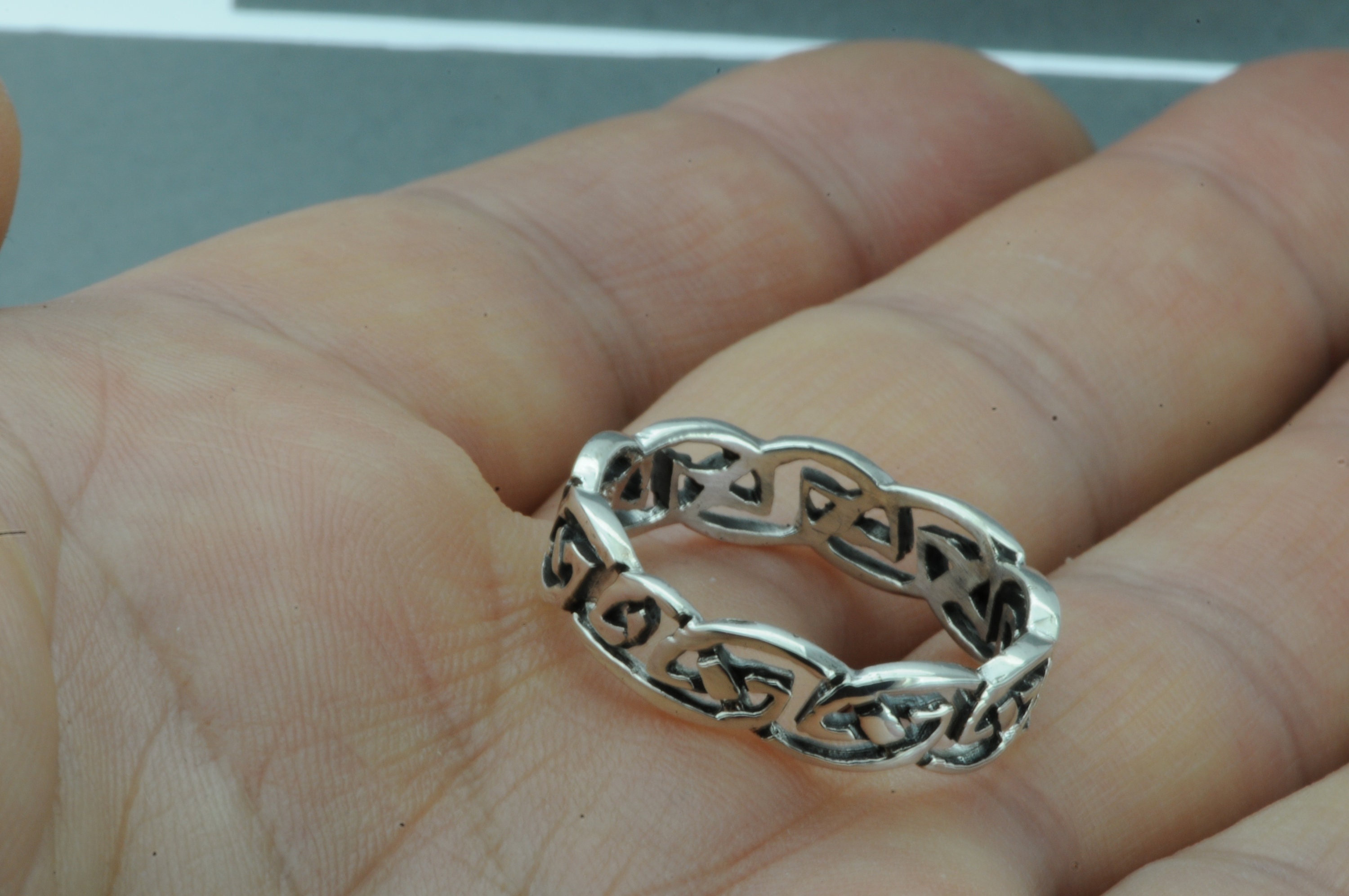 Celtic Knot Crossover 6.5 Mm / 0.25 in 5g 925 Sterling Silver Beldiamo ...