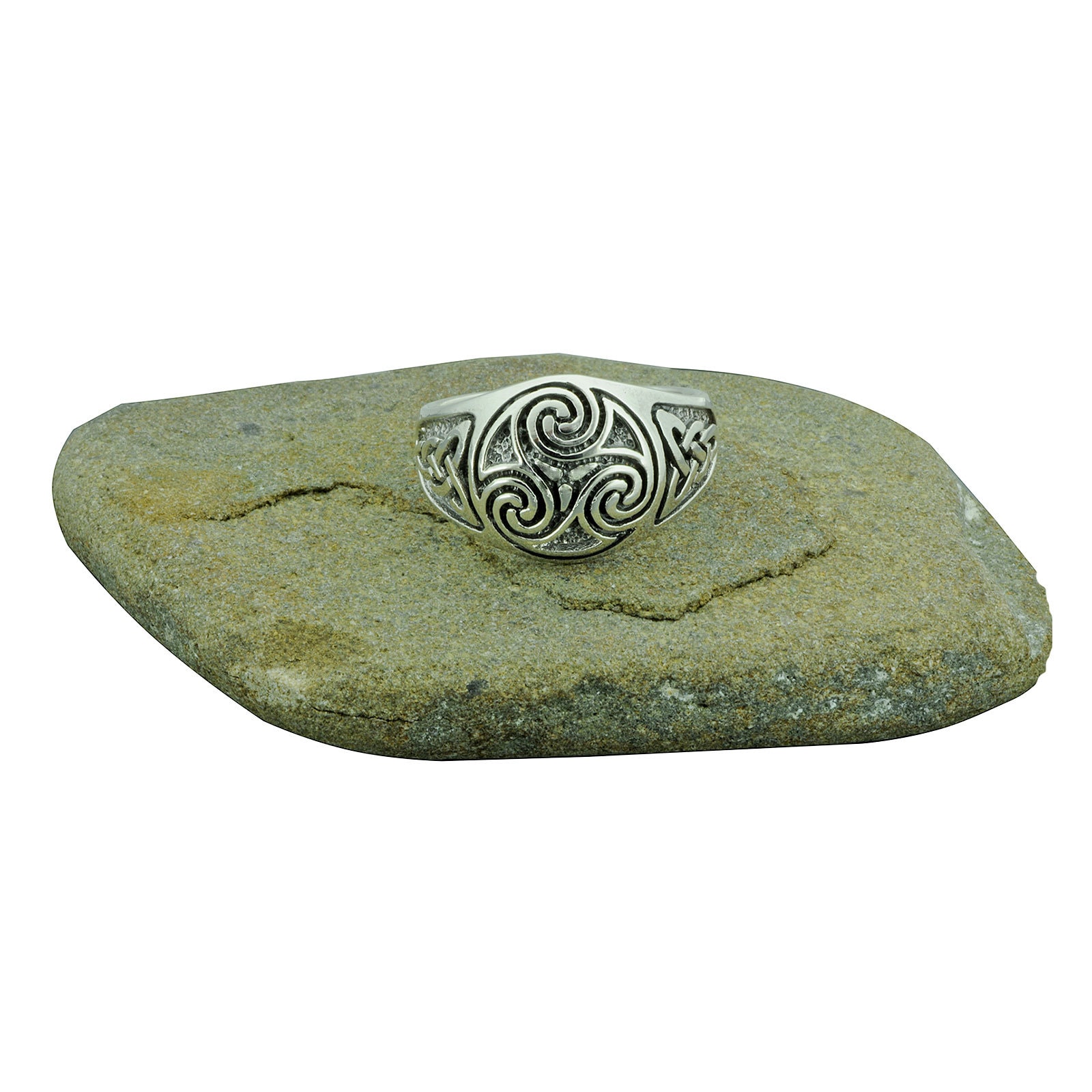 Triskele Celtic Knot Triquetra Knotwork Trinity Ring 7g 925 | Etsy