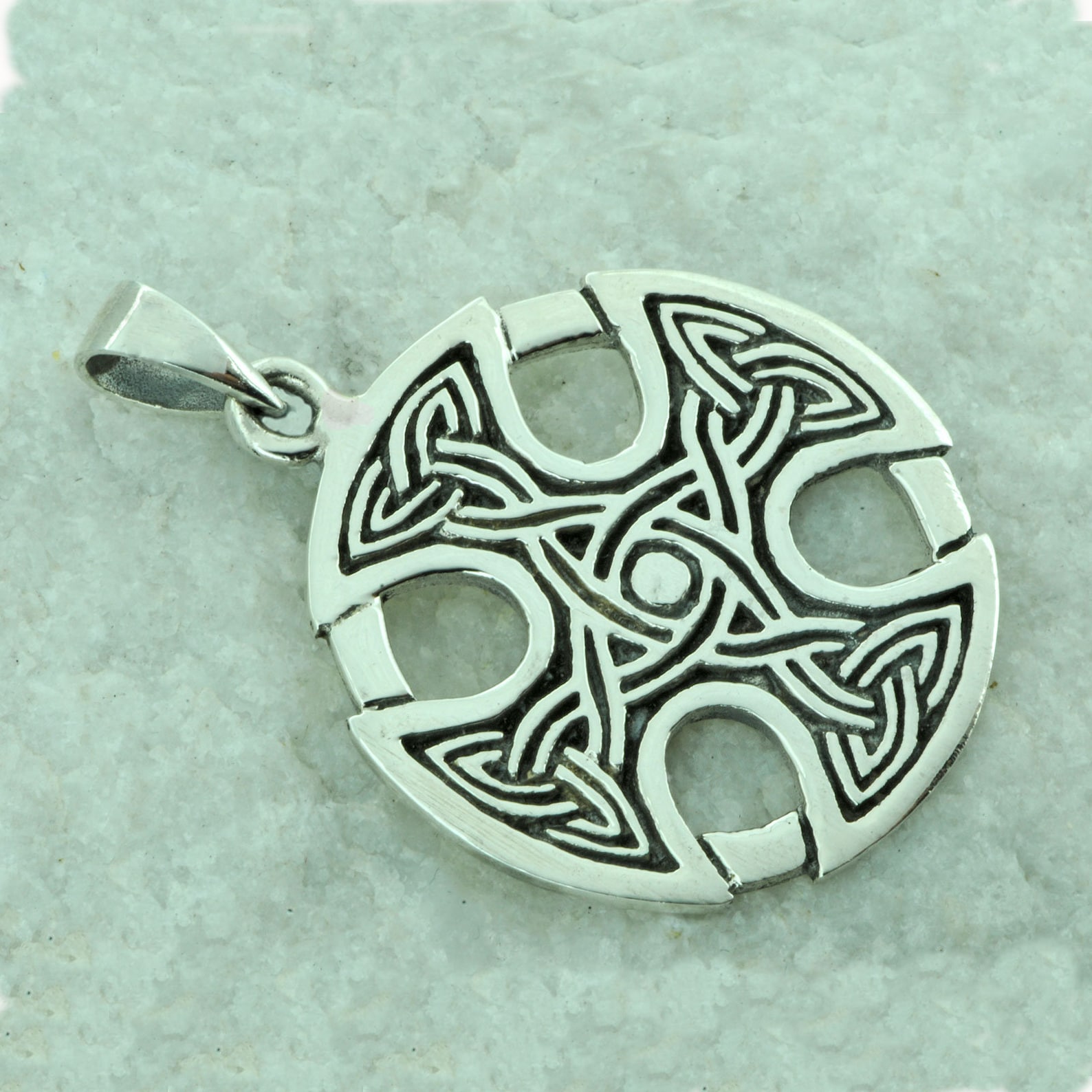 Maltese Cross Celtic Knot Pendant 7 G 925 Sterling Silver - Etsy