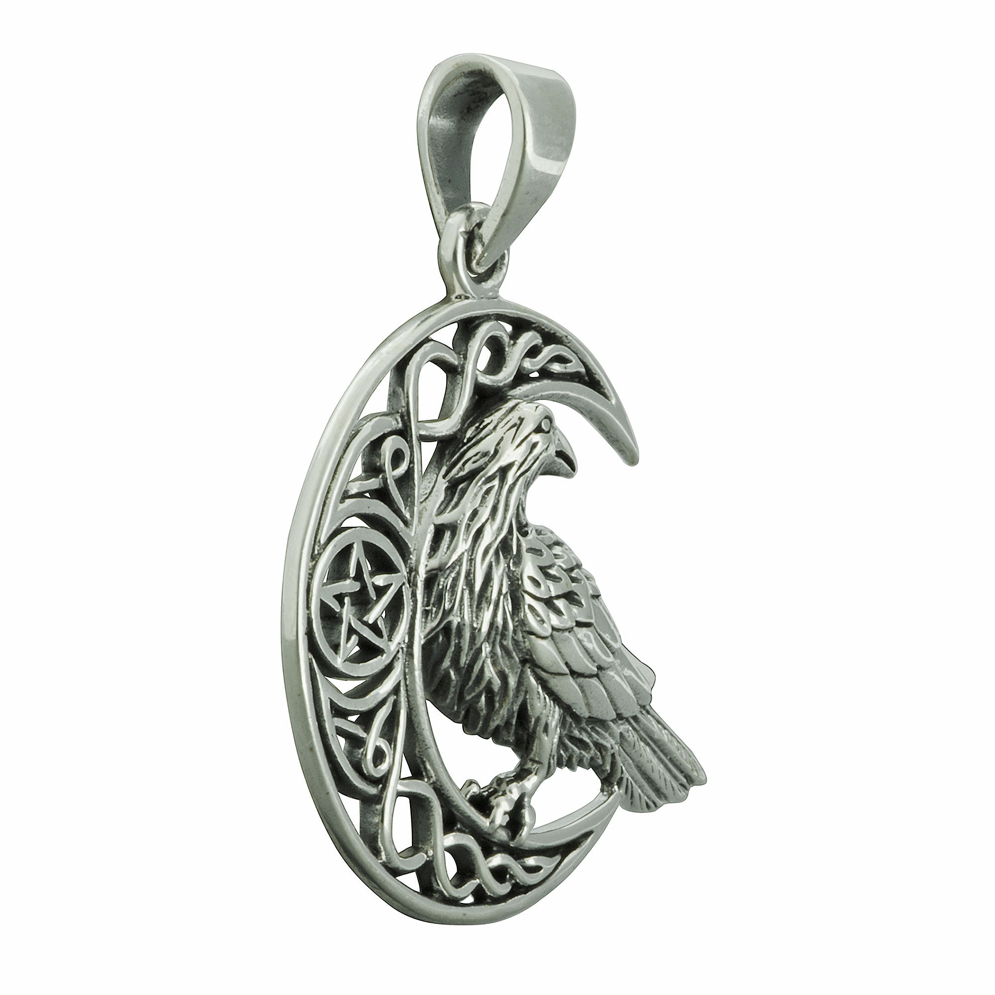 アクセサリー MM: Silver Raven Pentacle Pendant
