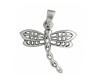 Draginfly Filigree Wings Animal Symbol Pendant 925 Sterling Silver 4 g Stamped BELDIAMO