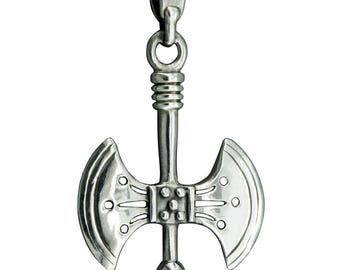 Collana Con Ciondolo a Forma Di Martello Di Thor, in Argento