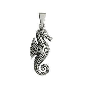 Seahorse Pendant,Silver Seahorse,Hippocampus Seahorse,Necklace Ocean Jewelry, Ocean Animal Gift Jewelry 5.5 Sterling Silver Beldiamo