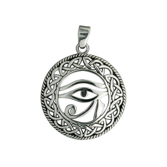 6 Grams Sterling Silver 925 Eye Of Ra Pendant ! Brand New !!