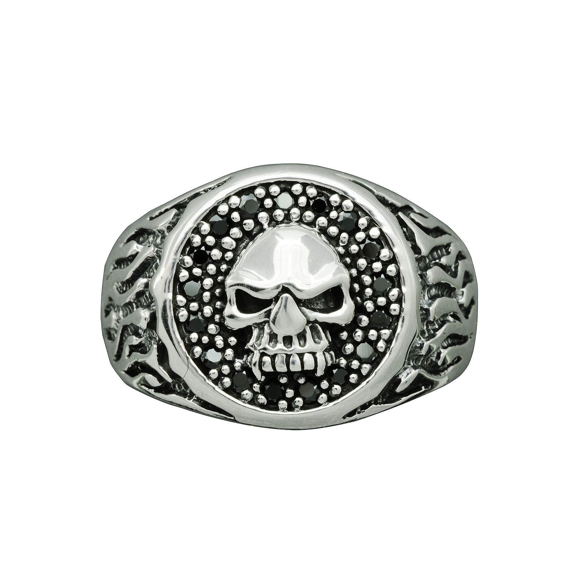 GARNI スカルリング BLACK GARNI ガルニアクリル リング スカル リング スカル マーブル