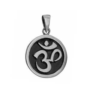 Оm Aum Ohm Yoga Budda Pendant 925 Sterling Silver 5 g BELDIAMO