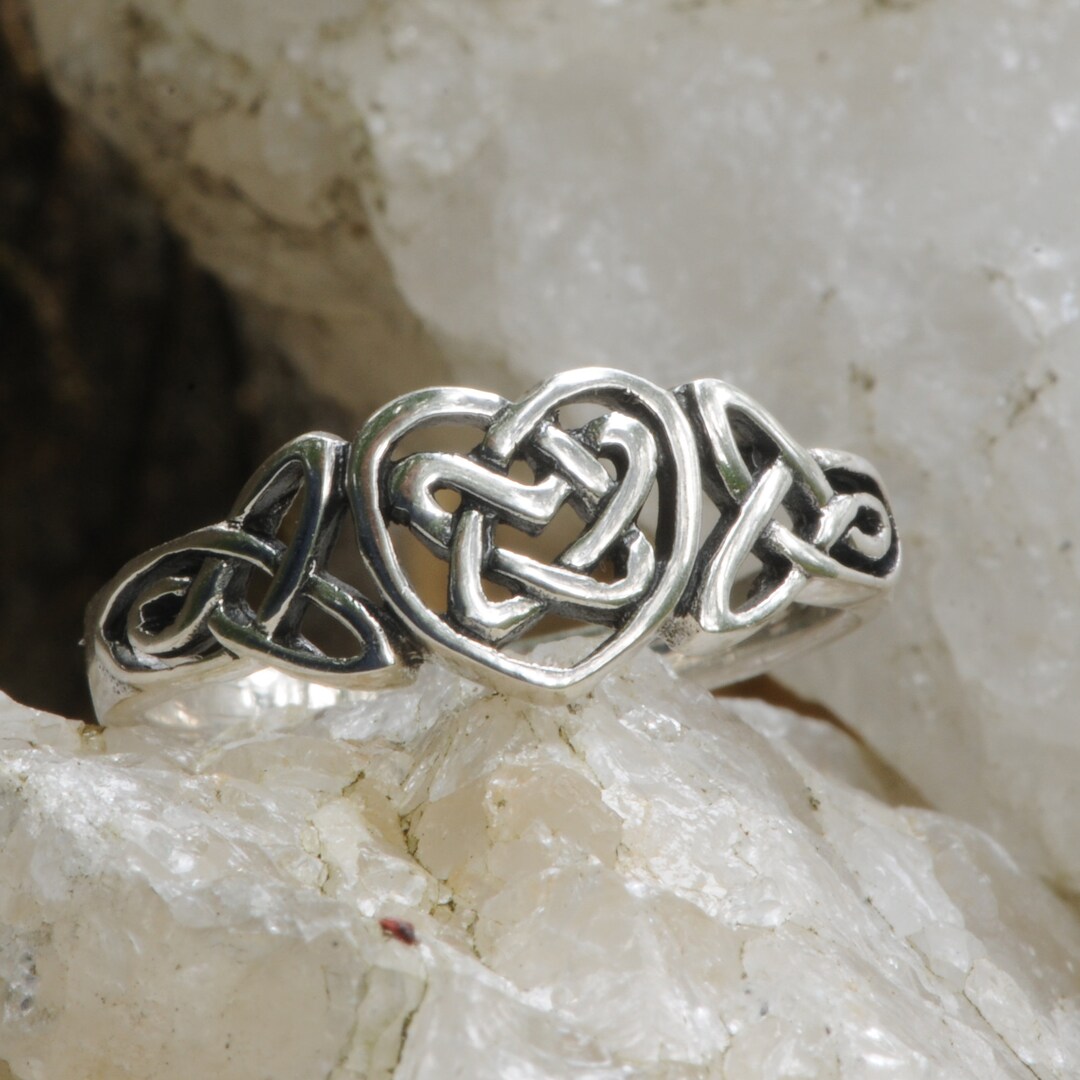 NKlaus Orecchini Gotici Celtici In Argento 925 Sterling – Disco Con Triscele Rosso, Modello 7061, Fatti A Mano In Germania - 2