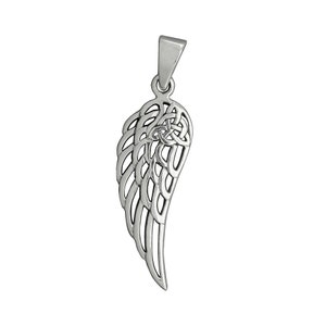 Beldiamo 925 Sterling Silver Filigree Guardian Angel Wing Pendant Necklace Gift Jewelry
