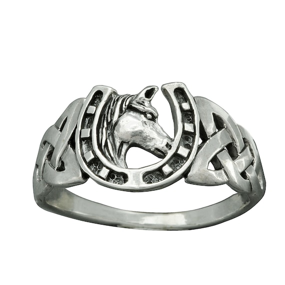 caballo anillo de herradura 925 sterling Silver - Etsy