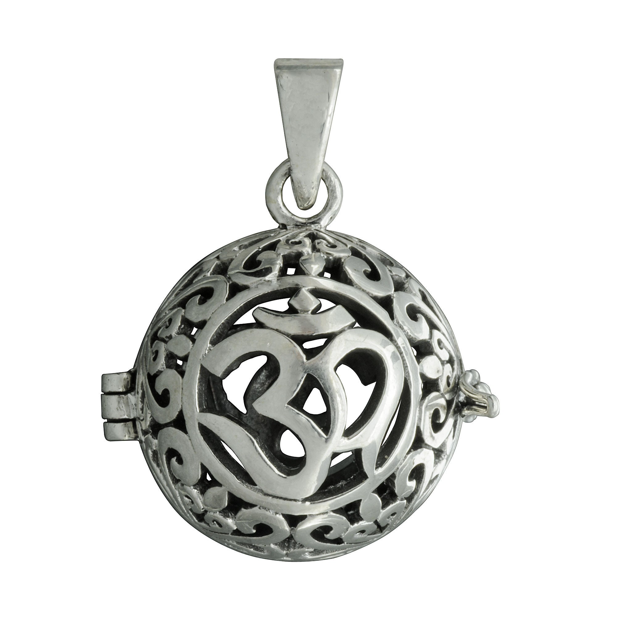 Beldiamo 9.5 G 925 Sterling Silver Harmony Ball Om Symbol