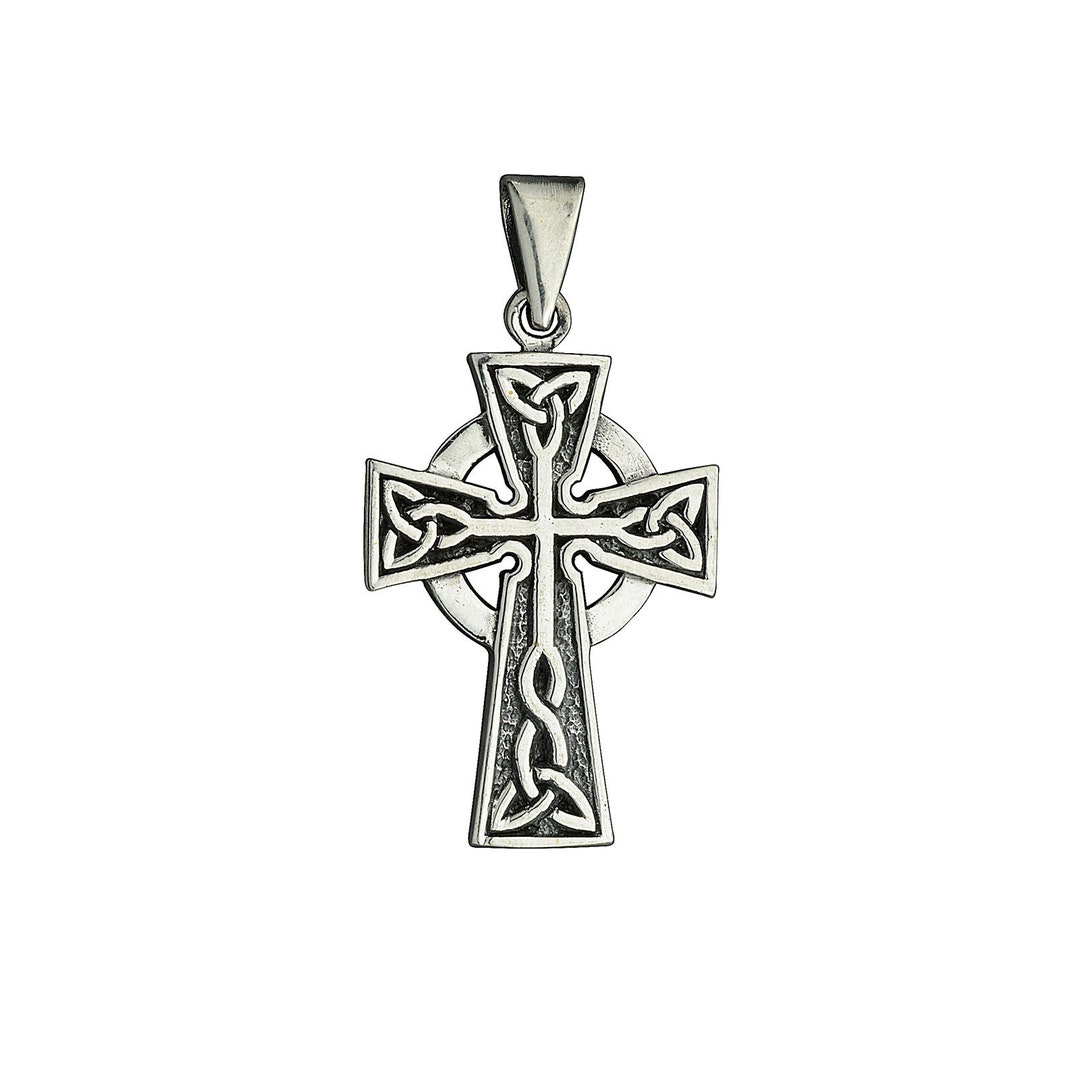 Celtic Knot Cross Pendant Solid 925 Sterling Silver 5.5 G BELDIAMO … - Etsy
