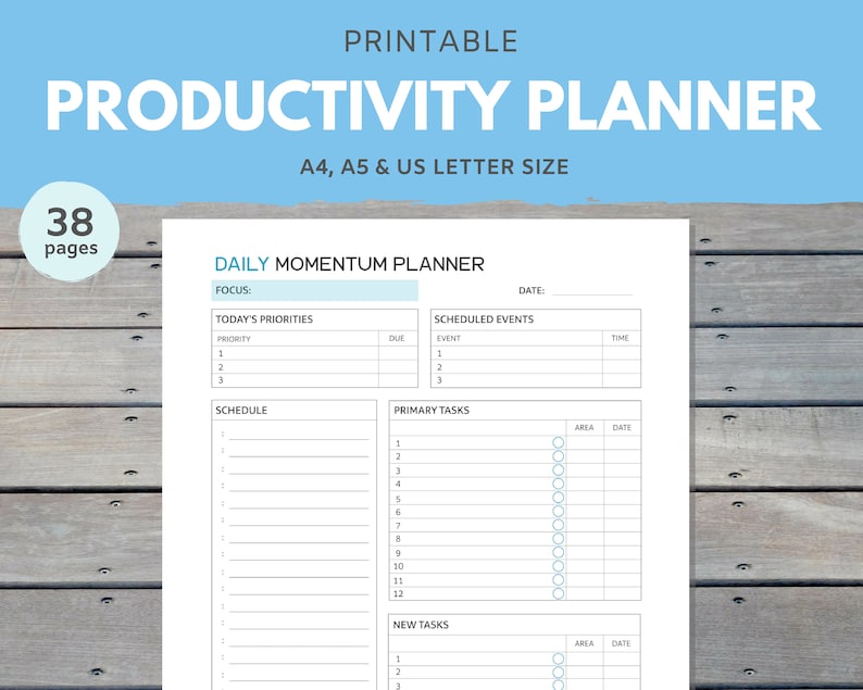 productivity-planner-productivity-printable-project-etsy