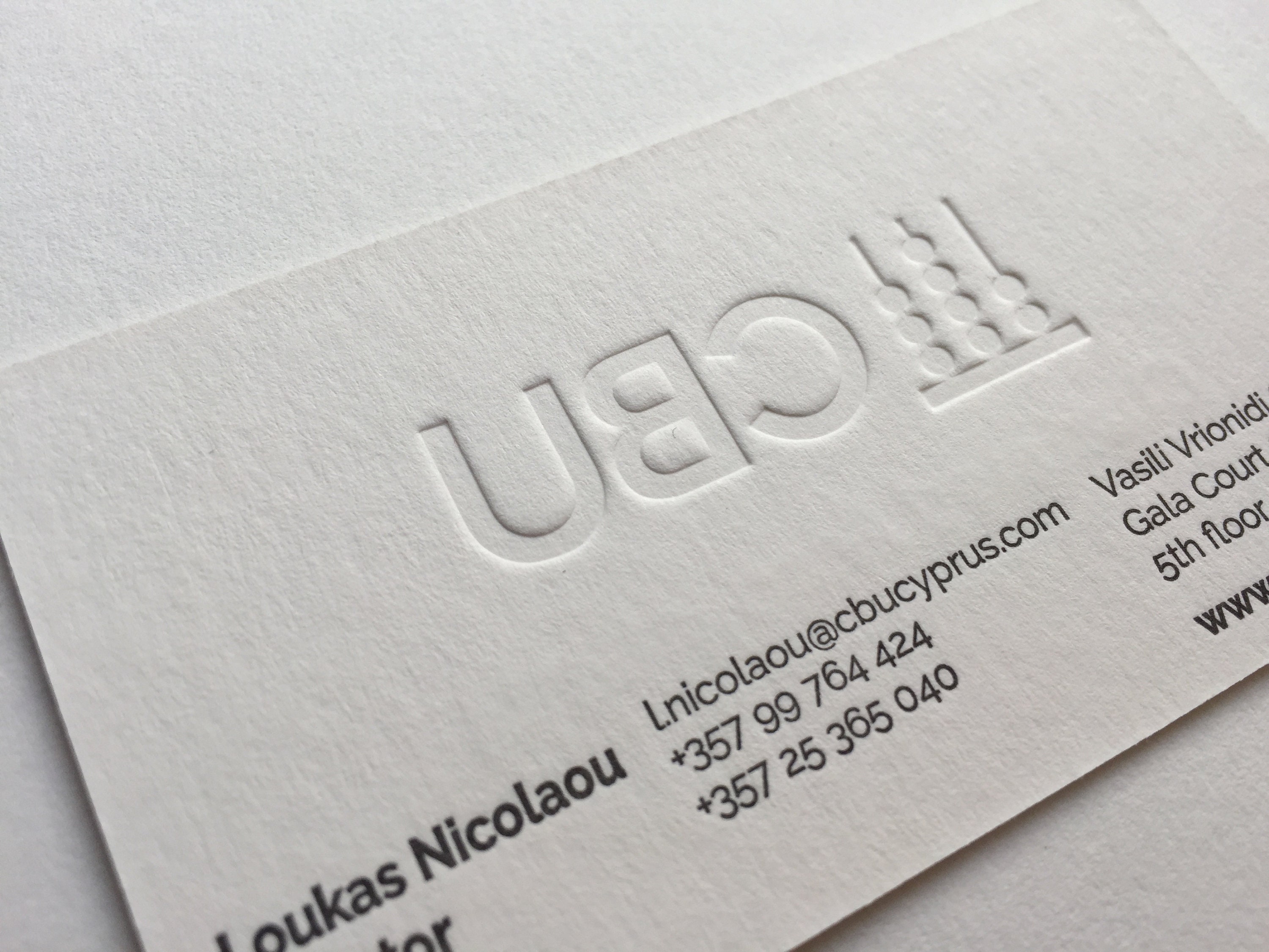100 Pcs Custom Embossed Business Cards Letterpress Custom Etsy UK