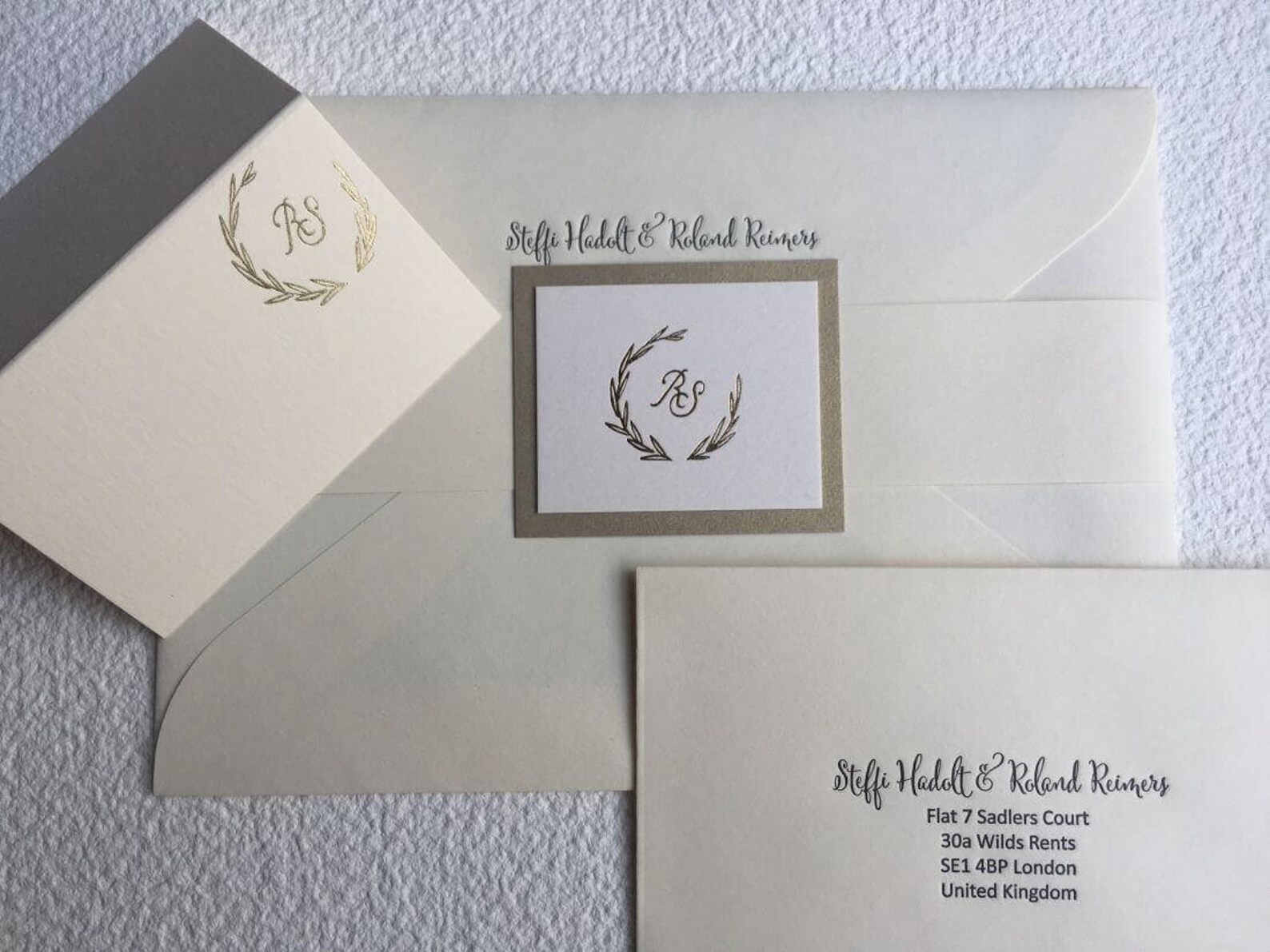 100 Pcs Wedding Invitation Belly Bands Letterpress Custom Etsy