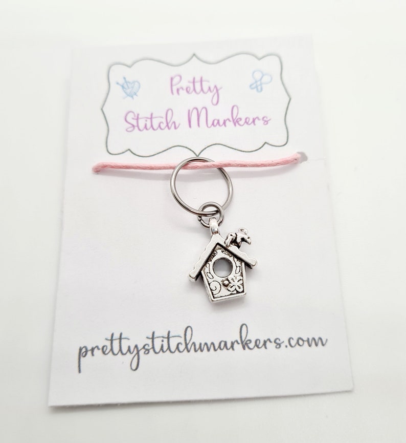 progress keepers stitch markers for knitting knitting notions stitch markers for crochet Bird house Stitch Markers place markers