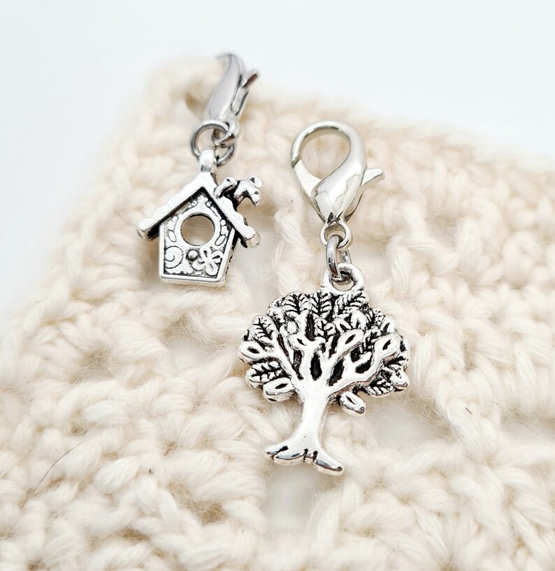 progress keepers stitch markers for knitting knitting notions stitch markers for crochet Bird house Stitch Markers place markers