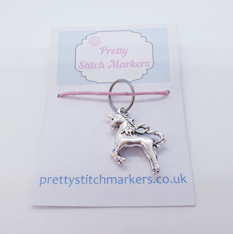 Unicorn Stitch Markers Stitch Markers for Knitting Stitch Etsy