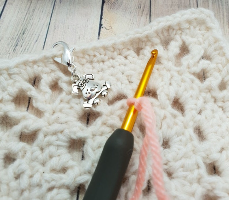 Cute Dog Stitch Markers stitch markers for knitting stitch Etsy