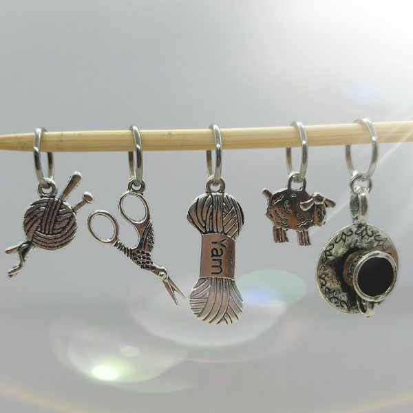 Knit Stitch Markers Etsy