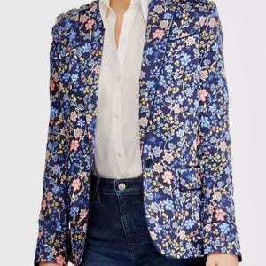 Ralph Lauren Blue Floral Blazer
