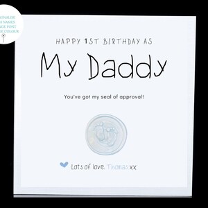 1st birthday as my daddy
