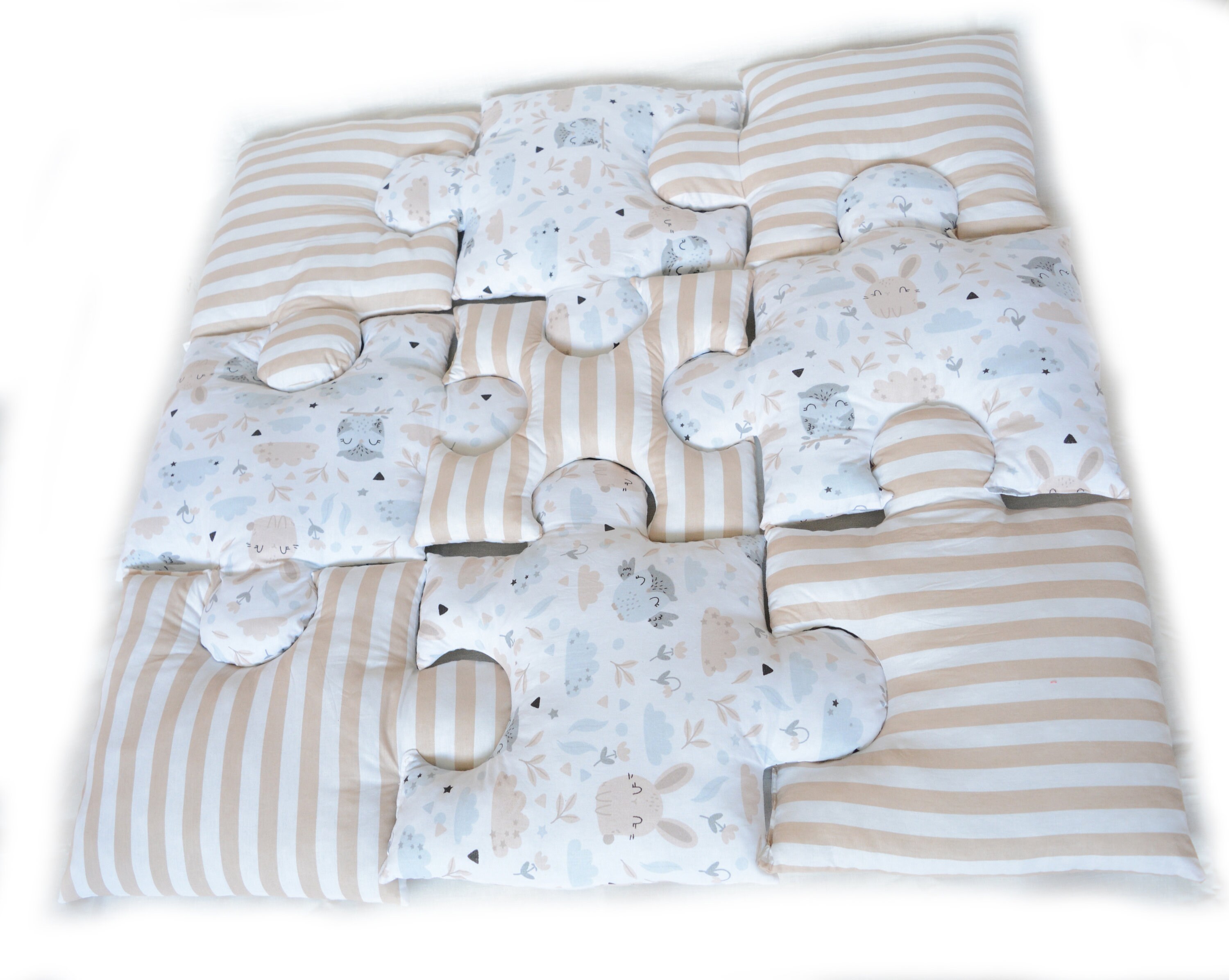 Play mat for baby Pad play mat Puzzle pillow Baby rug Etsy