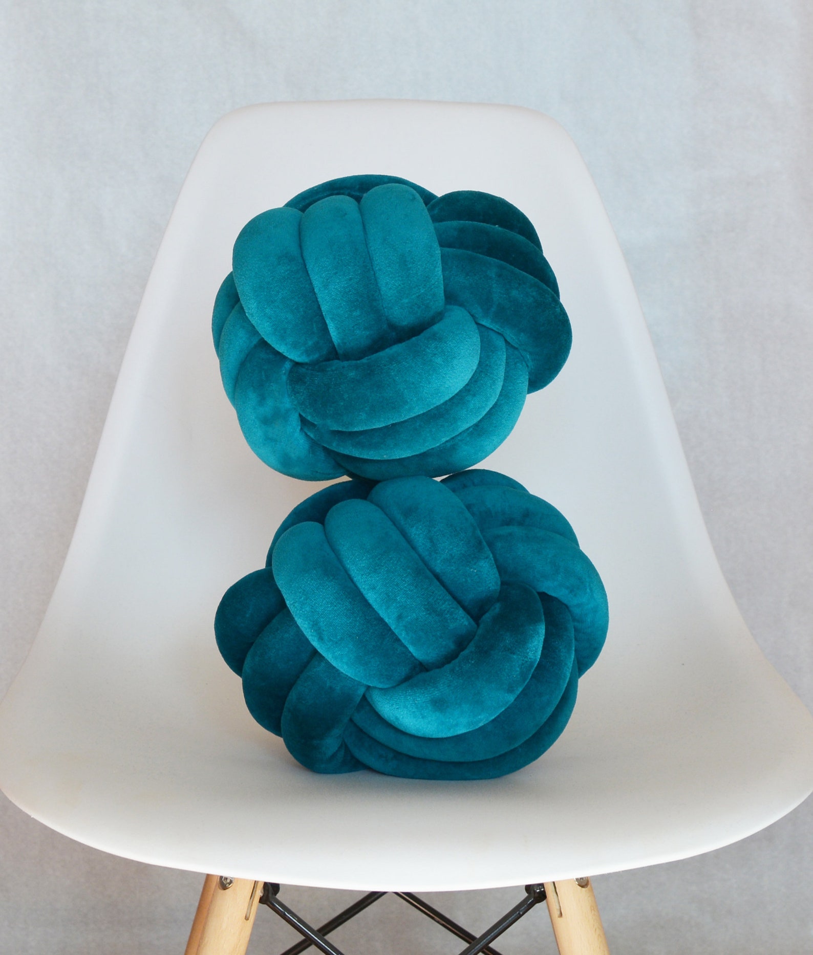 monkey fist knot pillow