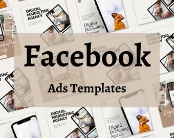 10+ Versatile Facebook Ads Templates & Social Media Ad Designs | Easily Editable Canva Templates for Visual Mockups, Instagram Ads